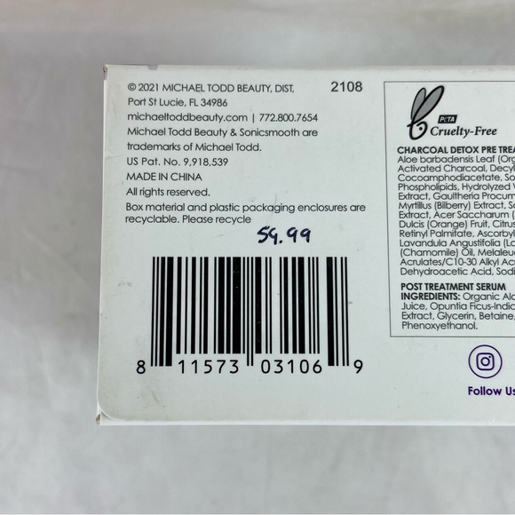 Michael Todd Beauty Sonicsmooth 2-In-1 Dermaplaning System Hair Removal NEW - Picture 11 of 13